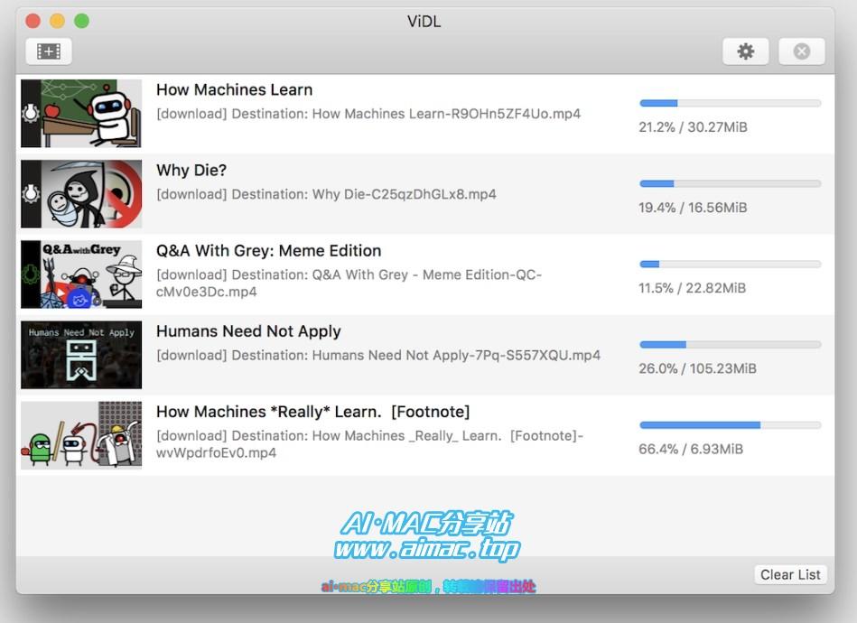 ViDL for Mac