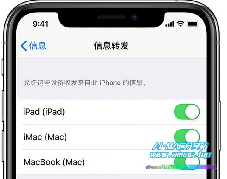 iPhone短信转发