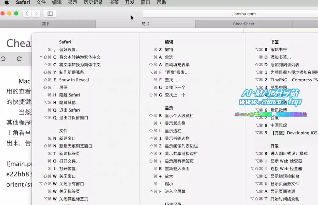 CheatSheet使用示例
